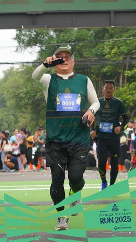 Race photo from Mangkunegaran Run 2025