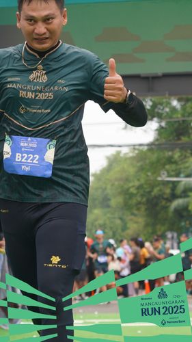 Race photo from Mangkunegaran Run 2025
