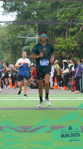 Race photo from Mangkunegaran Run 2025