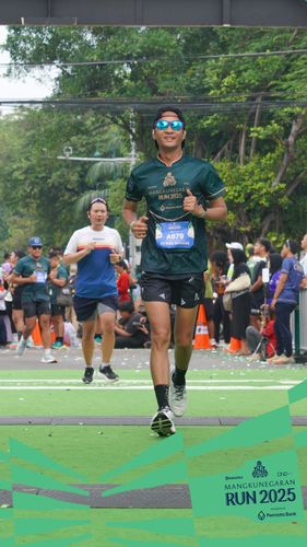 Race photo from Mangkunegaran Run 2025