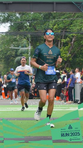 Race photo from Mangkunegaran Run 2025