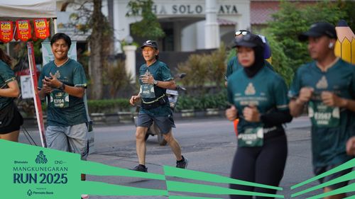 Race photo from Mangkunegaran Run 2025