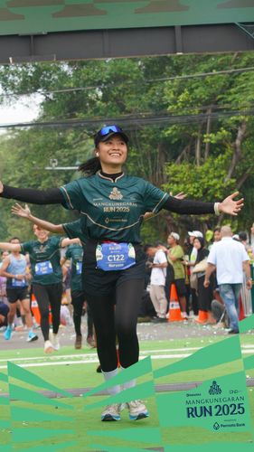 Race photo from Mangkunegaran Run 2025
