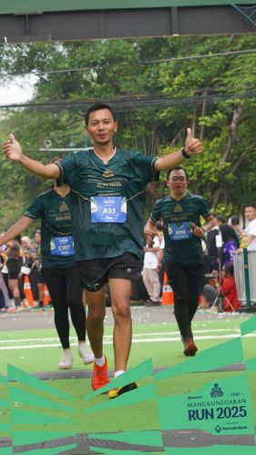 Race photo from Mangkunegaran Run 2025