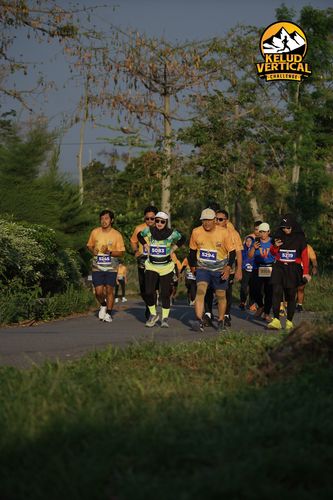 Race photo from Kelud Vertical Challenge 2024