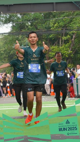 Race photo from Mangkunegaran Run 2025