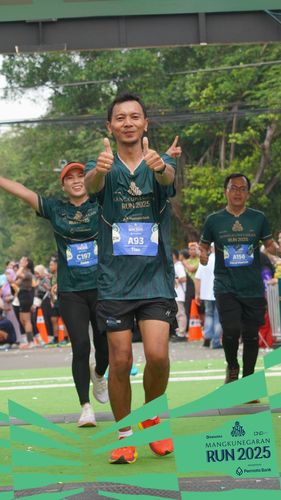 Race photo from Mangkunegaran Run 2025