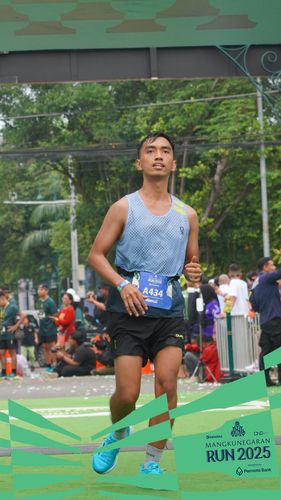 Race photo from Mangkunegaran Run 2025