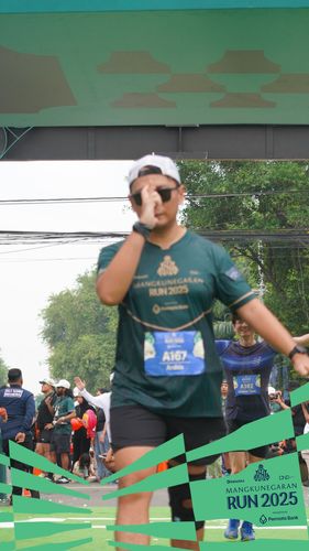 Race photo from Mangkunegaran Run 2025