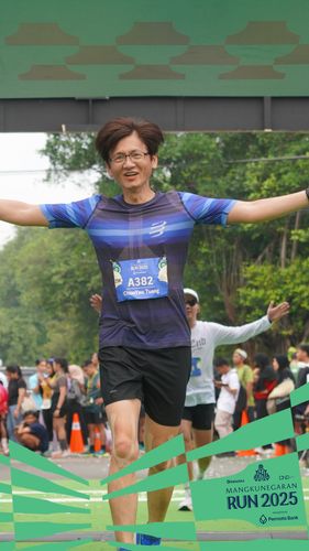 Race photo from Mangkunegaran Run 2025