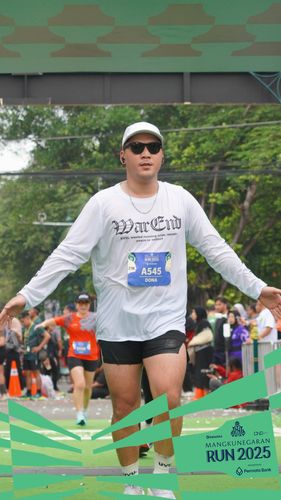 Race photo from Mangkunegaran Run 2025
