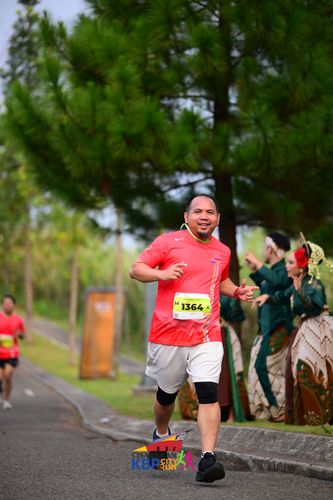 Race photo from CISANGKAN KBP CITY RUN 2025