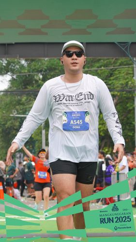 Race photo from Mangkunegaran Run 2025