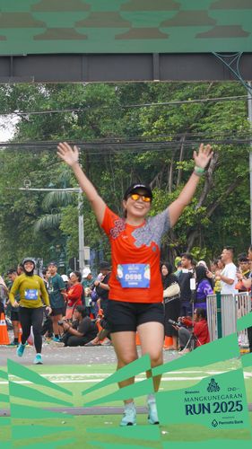 Race photo from Mangkunegaran Run 2025