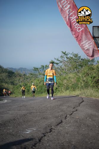 Race photo from Kelud Vertical Challenge 2024
