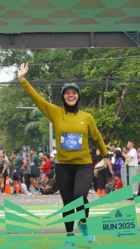 Race photo from Mangkunegaran Run 2025