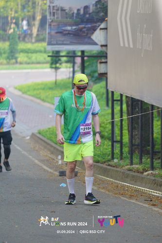Race photo from BAF LIONS RUN 2024