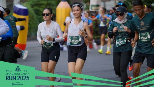 Race photo from Mangkunegaran Run 2025