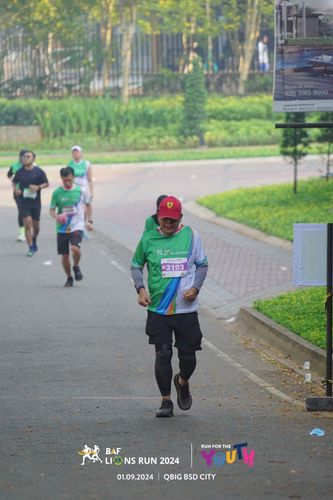Race photo from BAF LIONS RUN 2024