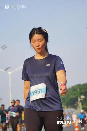 Race photo from Nu Skin Run 10K