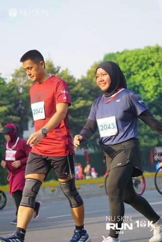Race photo from Nu Skin Run 10K