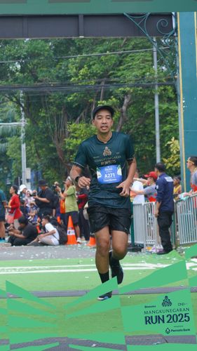 Race photo from Mangkunegaran Run 2025