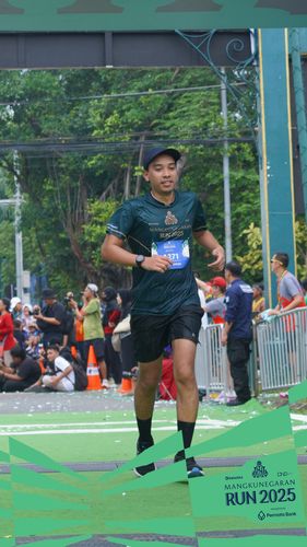 Race photo from Mangkunegaran Run 2025