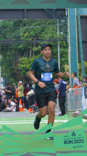 Race photo from Mangkunegaran Run 2025