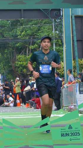 Race photo from Mangkunegaran Run 2025