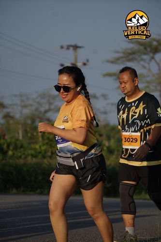 Race photo from Kelud Vertical Challenge 2024