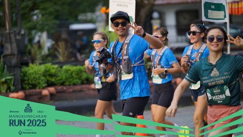 Race photo from Mangkunegaran Run 2025
