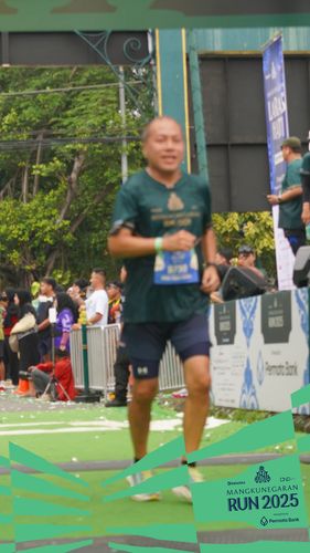 Race photo from Mangkunegaran Run 2025