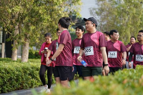 Race photo from Assurance Fun Run 2024