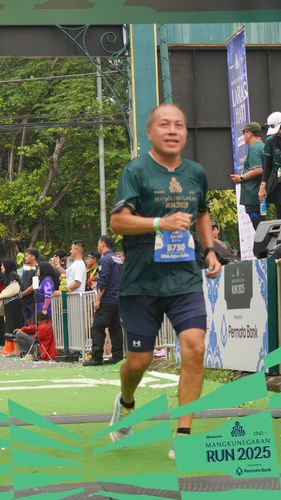 Race photo from Mangkunegaran Run 2025