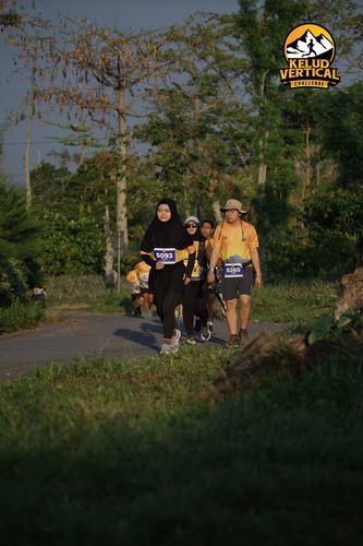 Race photo from Kelud Vertical Challenge 2024