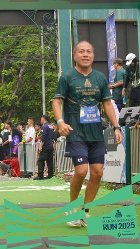 Race photo from Mangkunegaran Run 2025