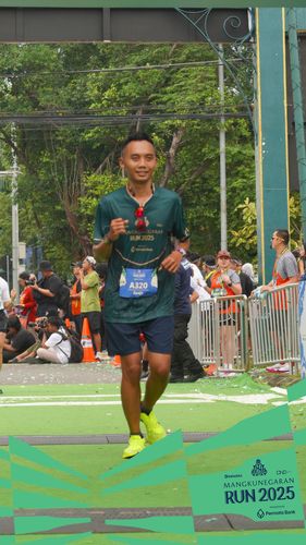Race photo from Mangkunegaran Run 2025
