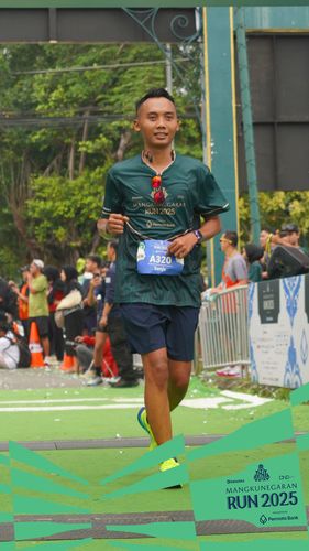Race photo from Mangkunegaran Run 2025