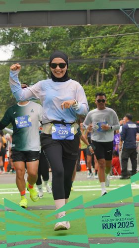 Race photo from Mangkunegaran Run 2025