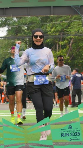 Race photo from Mangkunegaran Run 2025