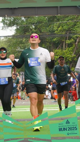 Race photo from Mangkunegaran Run 2025