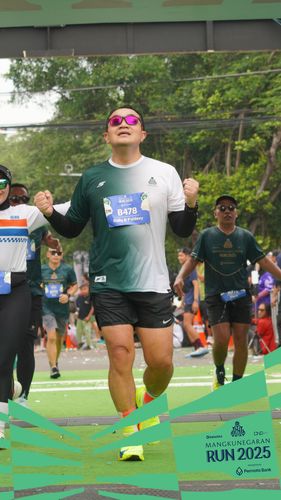 Race photo from Mangkunegaran Run 2025