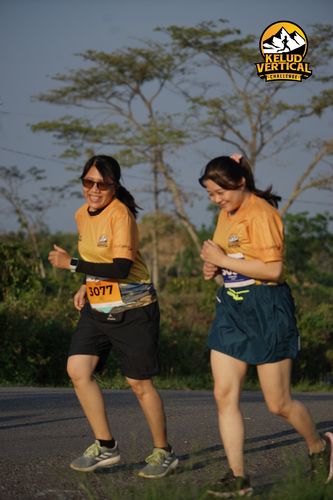 Race photo from Kelud Vertical Challenge 2024