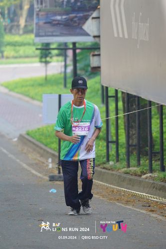 Race photo from BAF LIONS RUN 2024