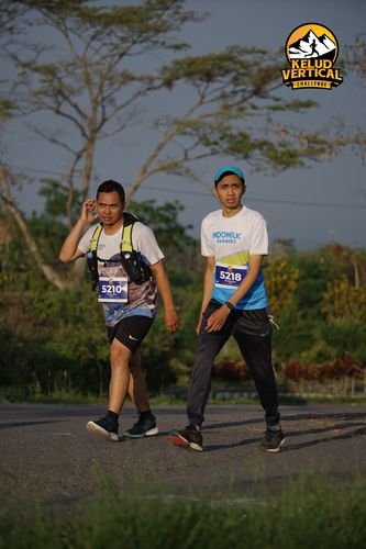 Race photo from Kelud Vertical Challenge 2024