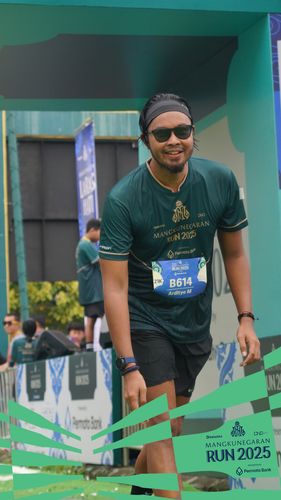 Race photo from Mangkunegaran Run 2025