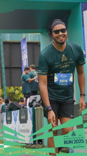 Race photo from Mangkunegaran Run 2025