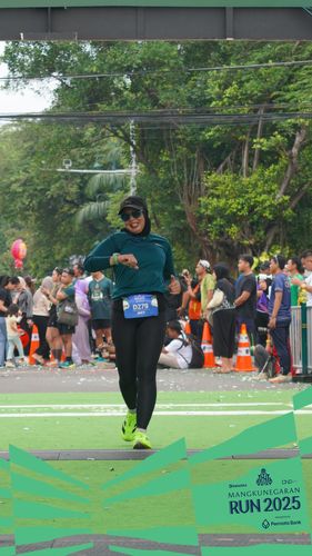Race photo from Mangkunegaran Run 2025