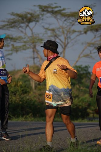 Race photo from Kelud Vertical Challenge 2024