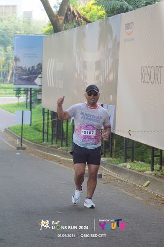 Race photo from BAF LIONS RUN 2024